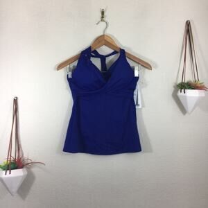 NWT Athleta bra cup wrap tankini swimsuit top